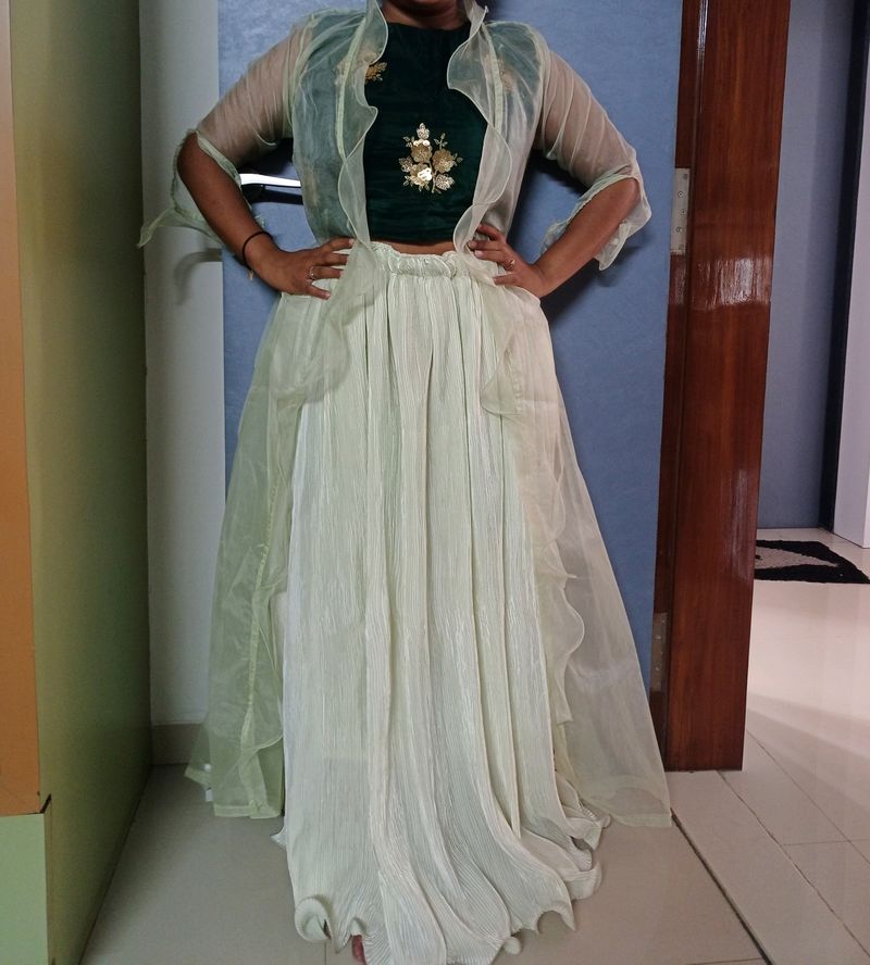 Skirt Top And Shrug
