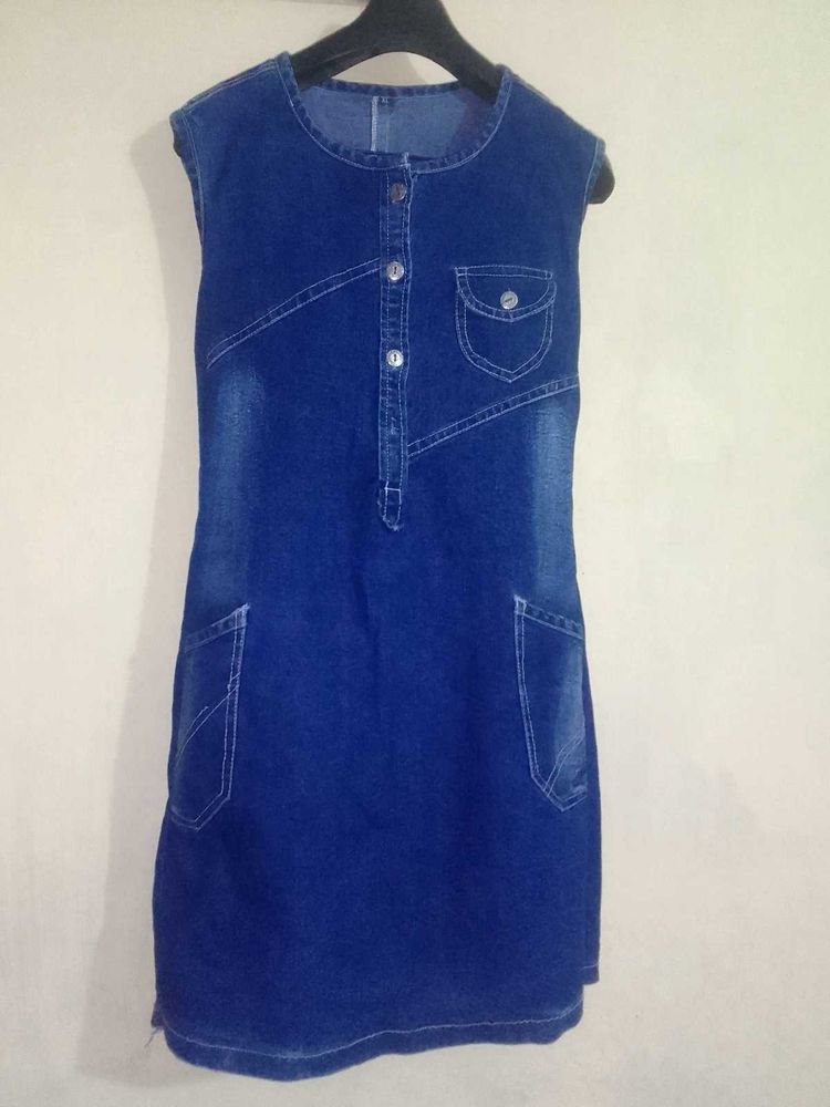 Blue Denim Dress