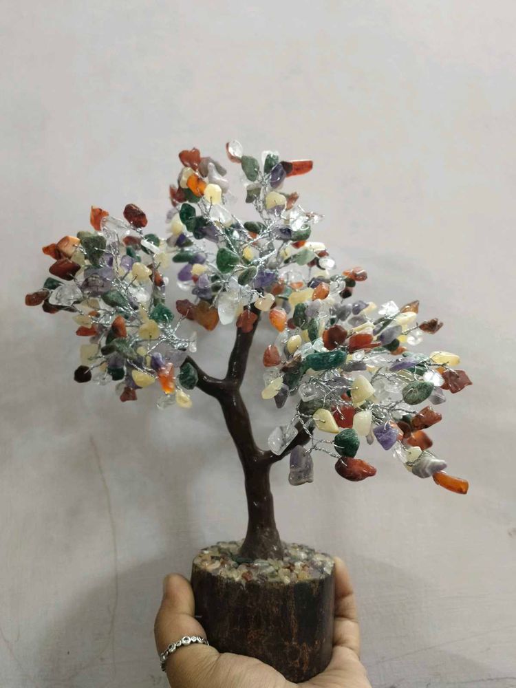 Multi Stones Natural Crystal Bonsai Tree For Decor
