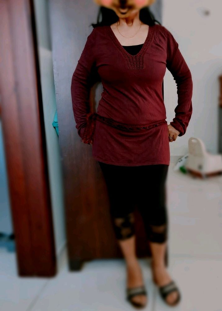 Wills Brand Warm Stylish Top cum Dress