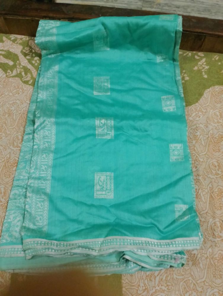 Beautiful Teal Saree