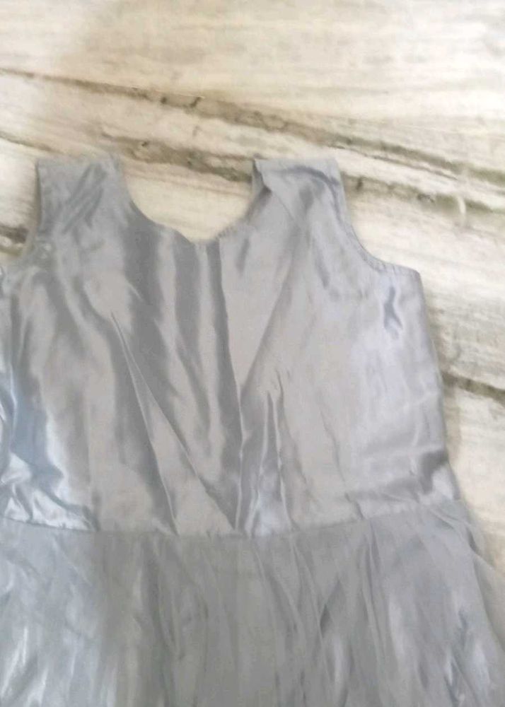 Elegant Grey Ethnic Gown