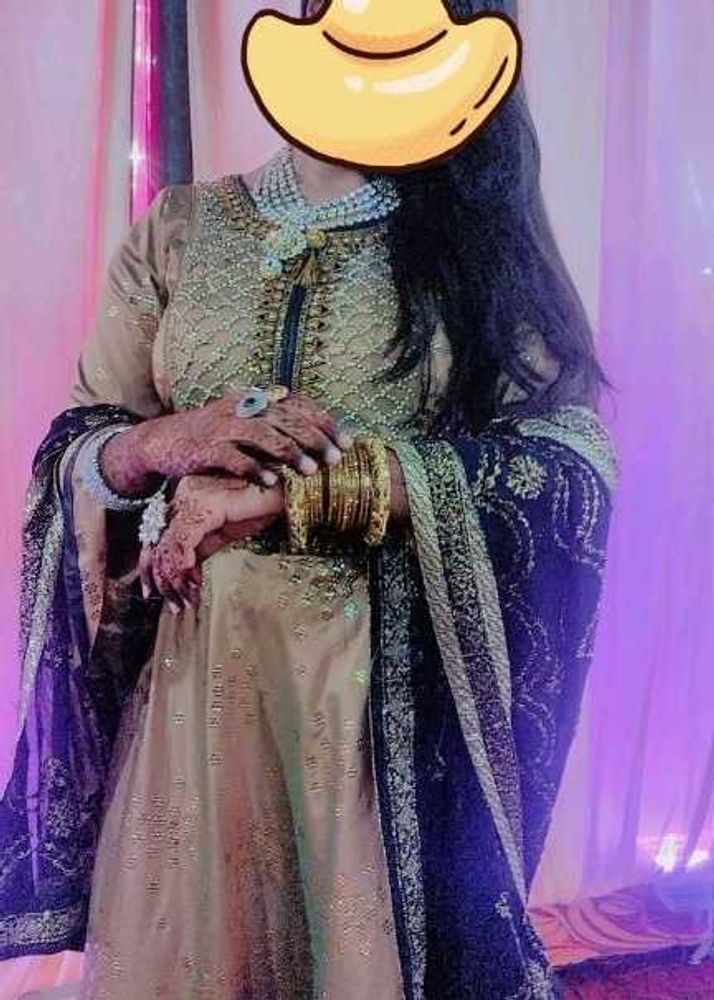 Exquisite Embroidered full length gown for women