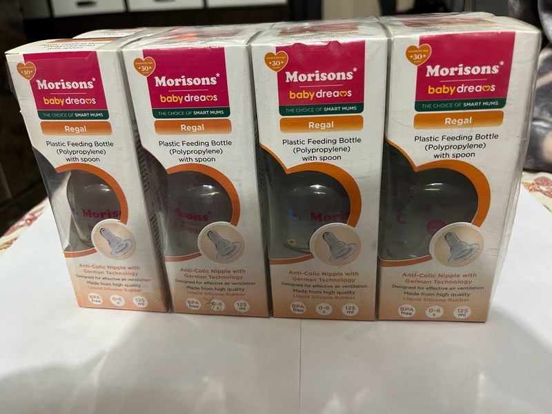 Morisons Baby Feeding Bottle Pack Of 8