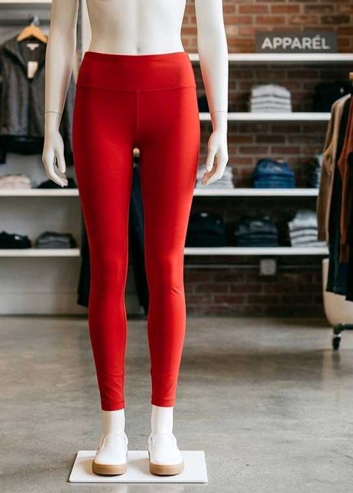 Vibrant Red Leggings