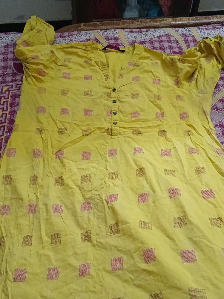 Yellow Kurti