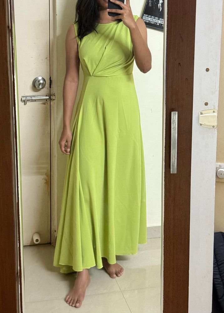 lime green dress | wore only once