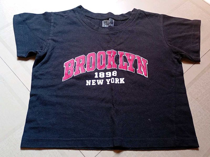 Brooklyn 1898 New York Cropped T-Shirt