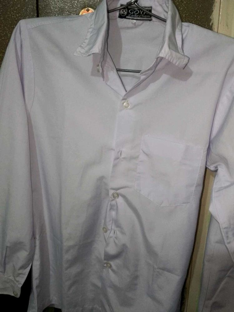 Classic White Button-Down Shirt