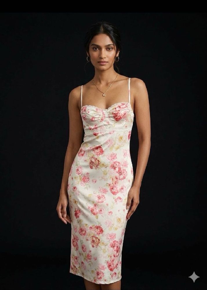 Floral Print Slip Dress