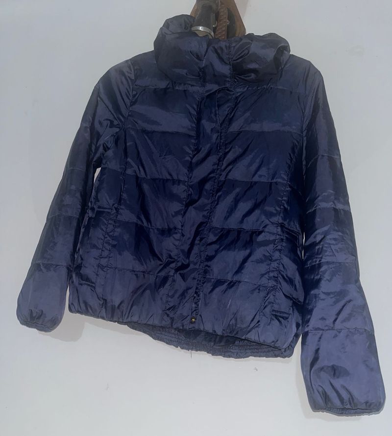 Navy Puffer Jacket