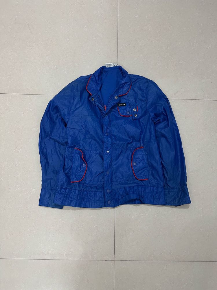 Vintage Blue Bomber Jacket