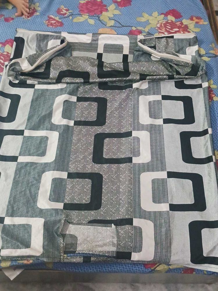 Geometric Print washing machine cover