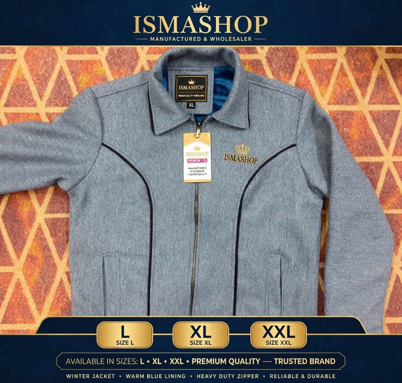 Men's Grey Winter Jacket