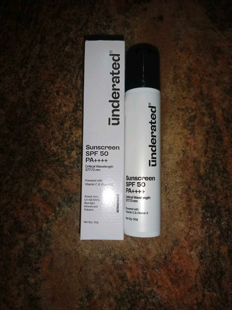 Underrated SPF 50 Sunscreen