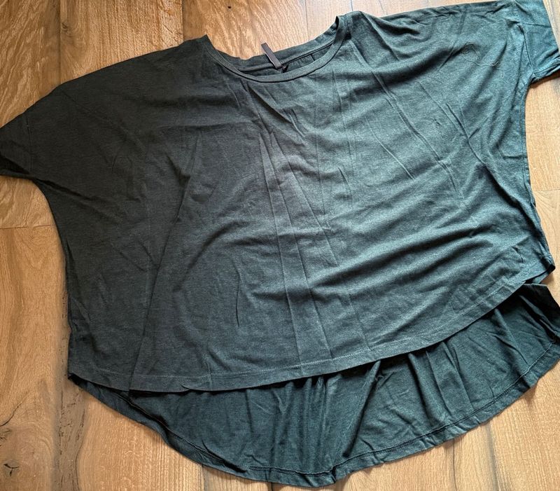 Oversized Dark Green Tunic Top