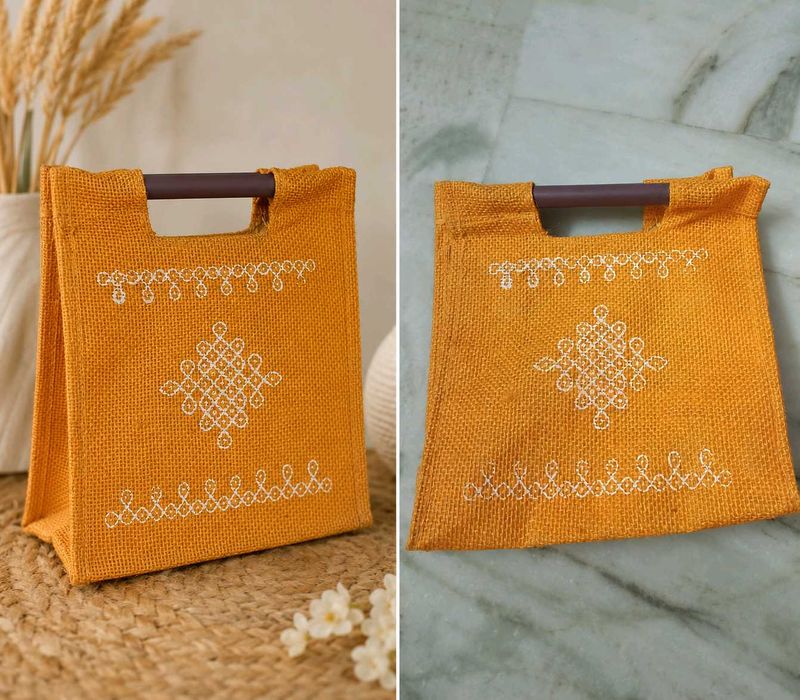2🟠 Jute Tote unique Bag