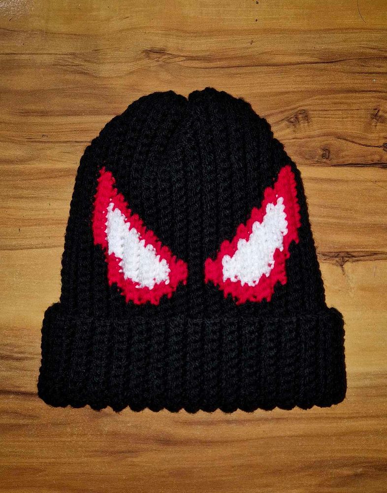 handmade spidermen cap