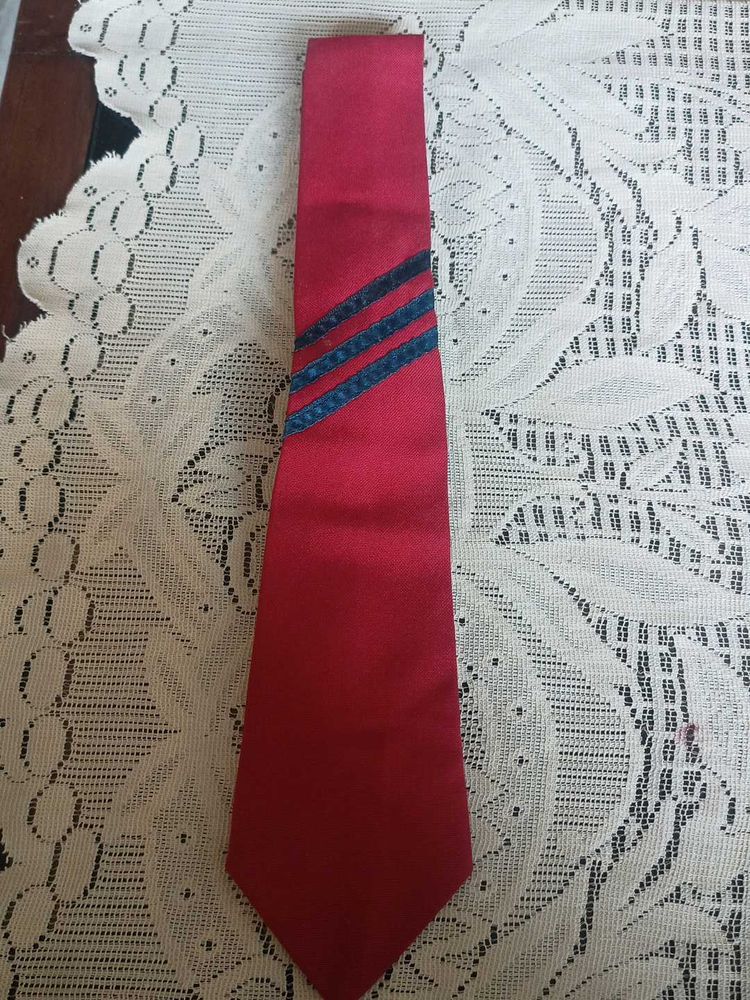 Red Striped Tie