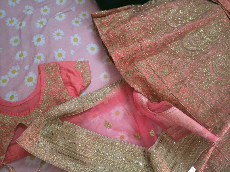 Pink Lehenga Choli Set