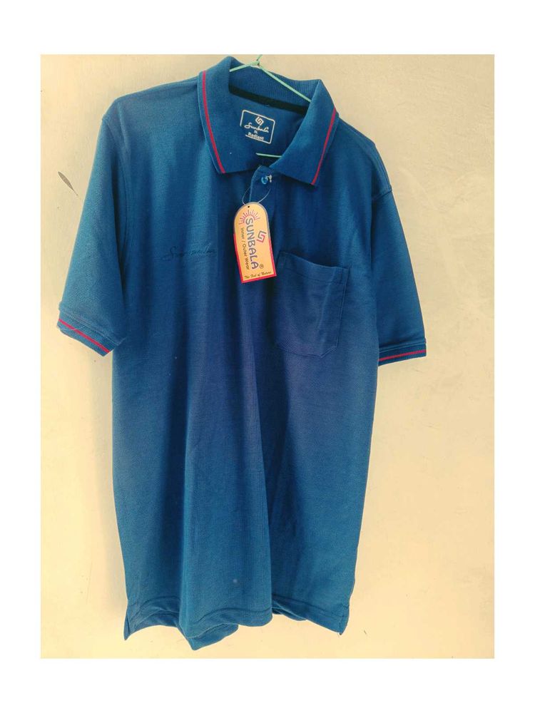 Classic Blue Polo Shirt