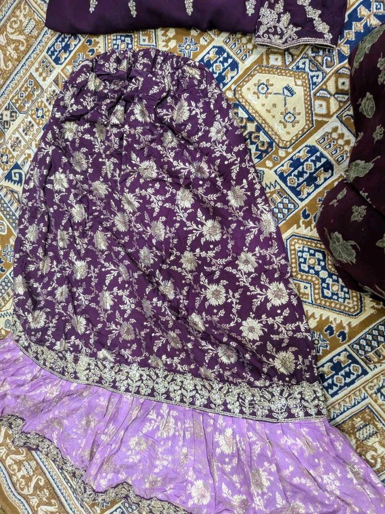 Beautiful Purple Lehenga Choli