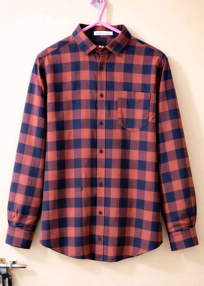 Men's Plaid Long Sleeve Shirt