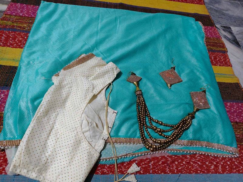 Beautiful Lehenga Choli style saree