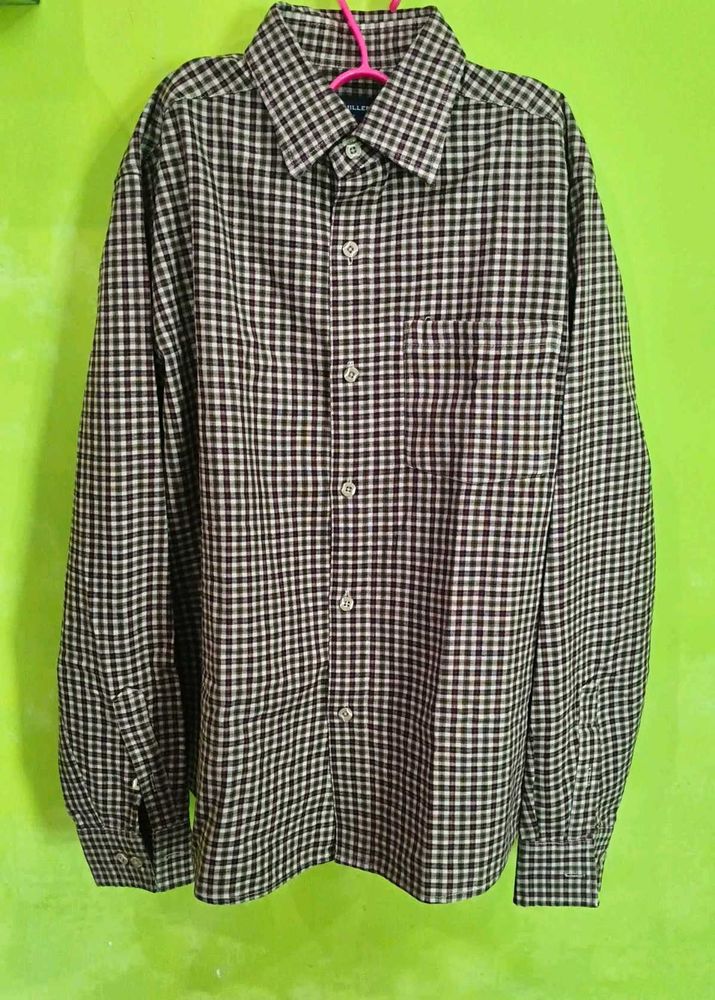 Men's Checked Long Sleeve Shirt