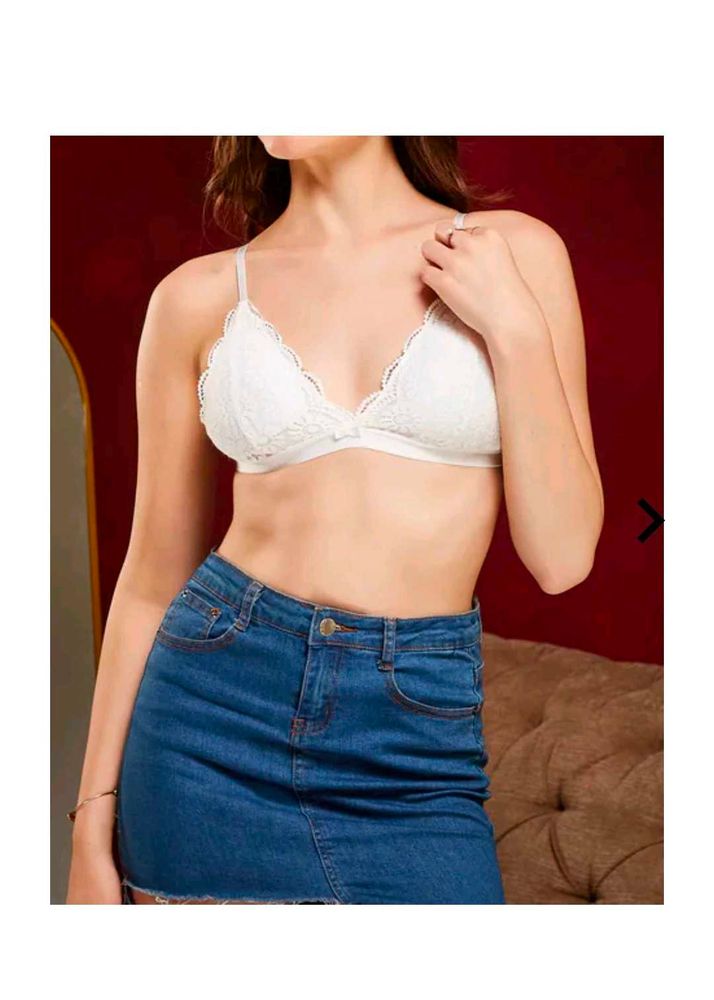 Lace Bralette - White