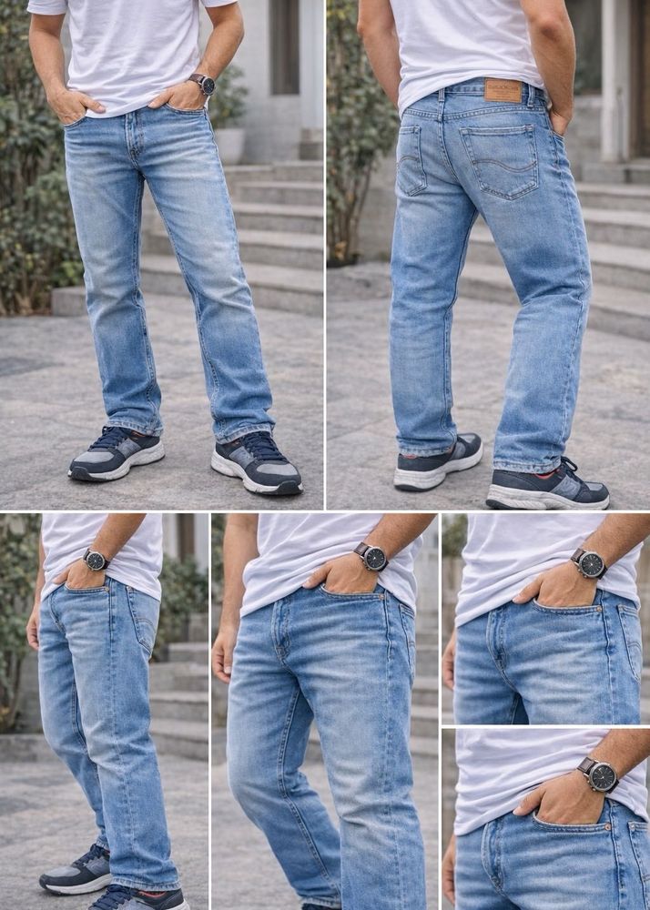 Jack n jones Stylish Light Wash Denim Jeans