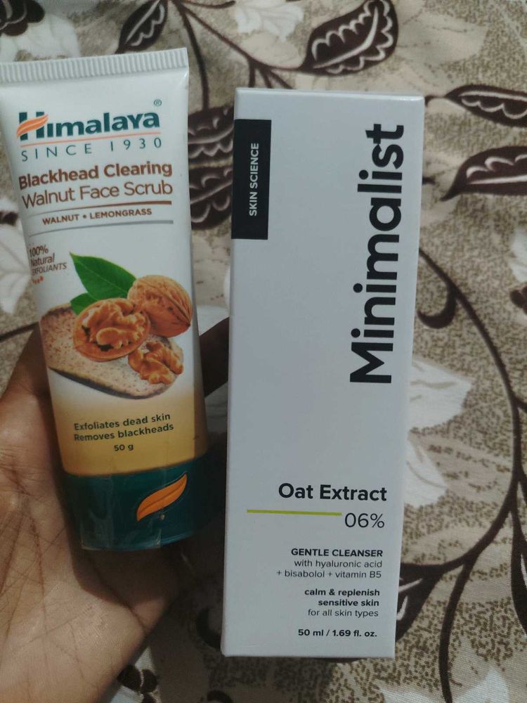 Himalaya Walnut Face Scrub &amp; Minimalist Cleanser