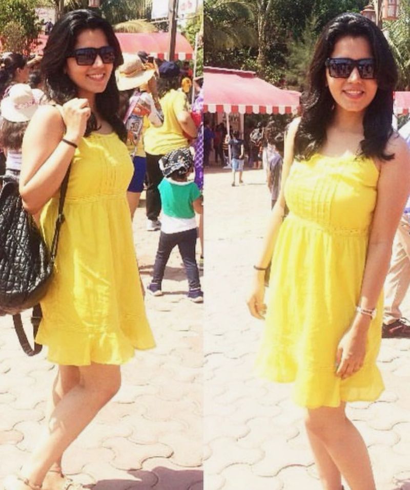 Chic Yellow Summer Dress