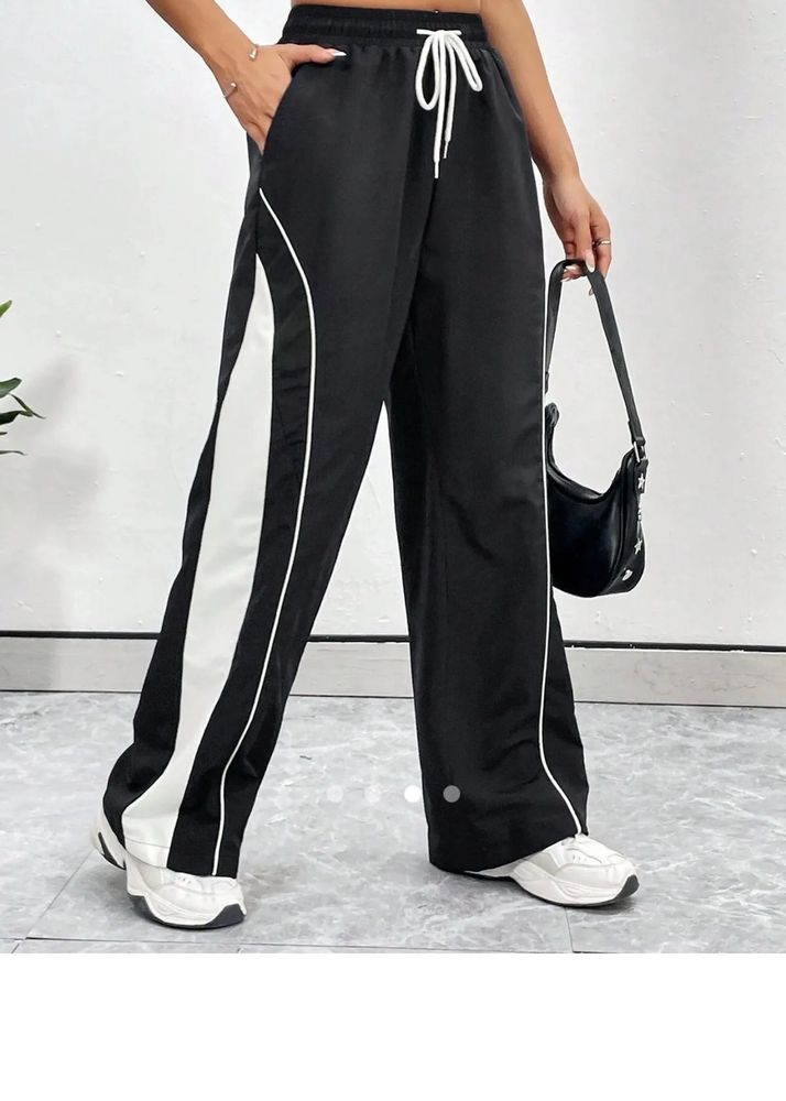 Stylish Black &amp; White Track Pants