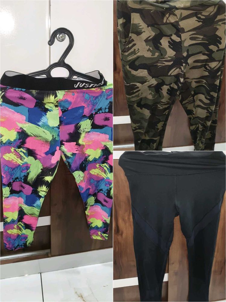 Vibrant Abstract Print Leggings