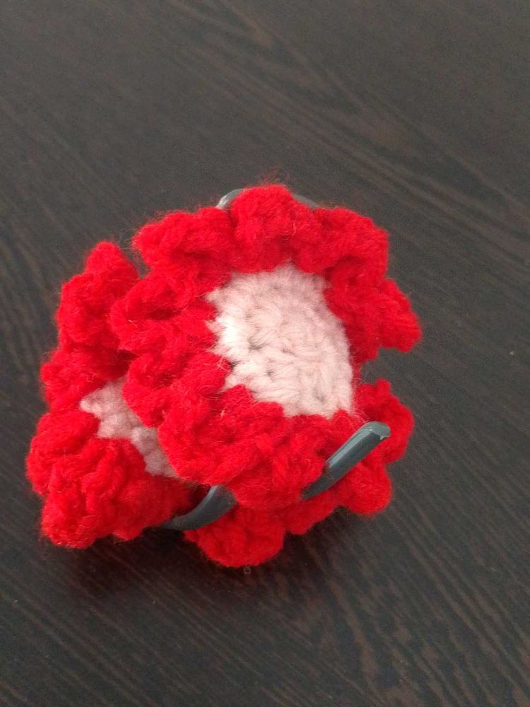 Handmade Crochet Flower clucher