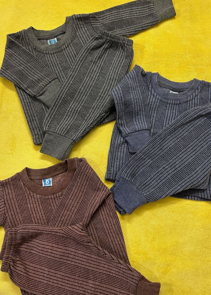 Cozy Striped Warmer Set of 3