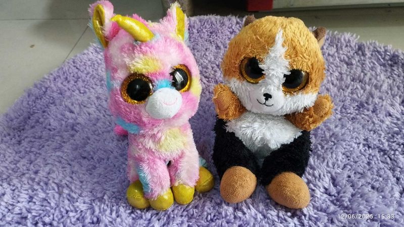 Beanie Boos Unicorn &amp; Dog