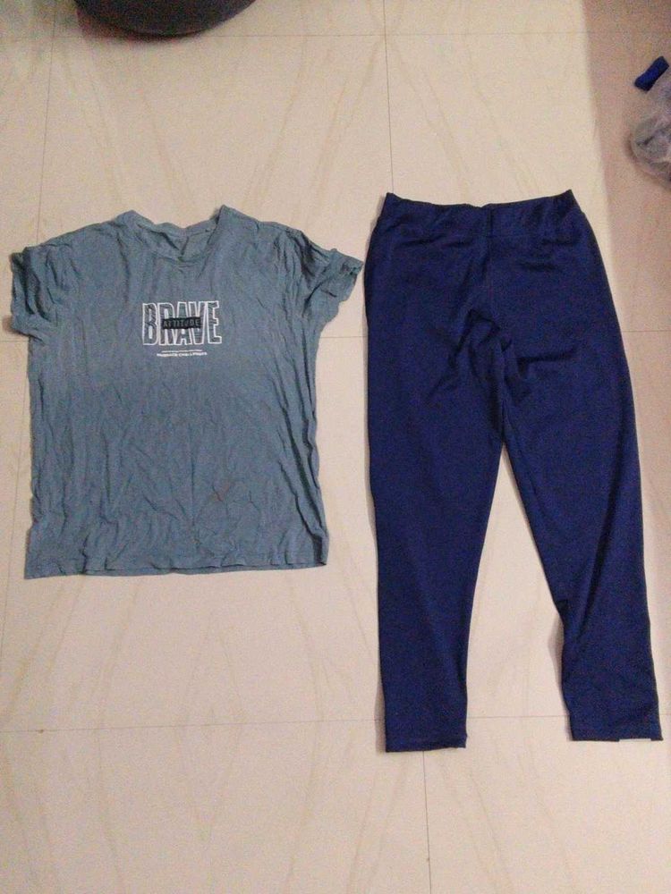 Brave T-Shirt and Blue Pants Set