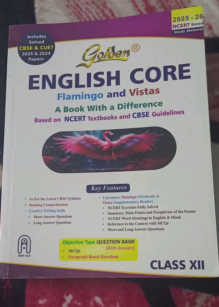 Golden English Core Class 12: Flamingo &amp; Vistas