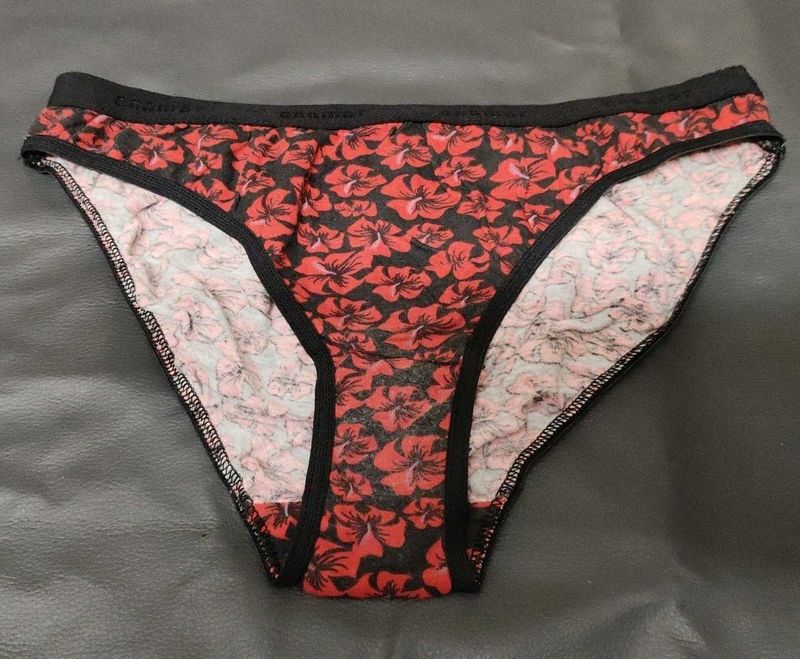Floral Print Bikini Briefs