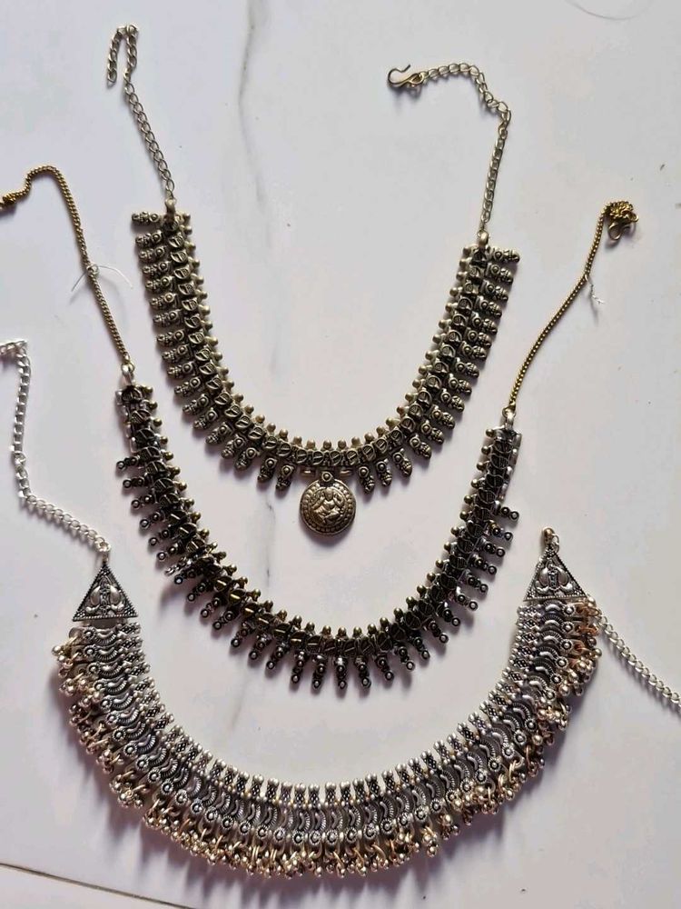 Boho Ethnic Necklace Set Combo