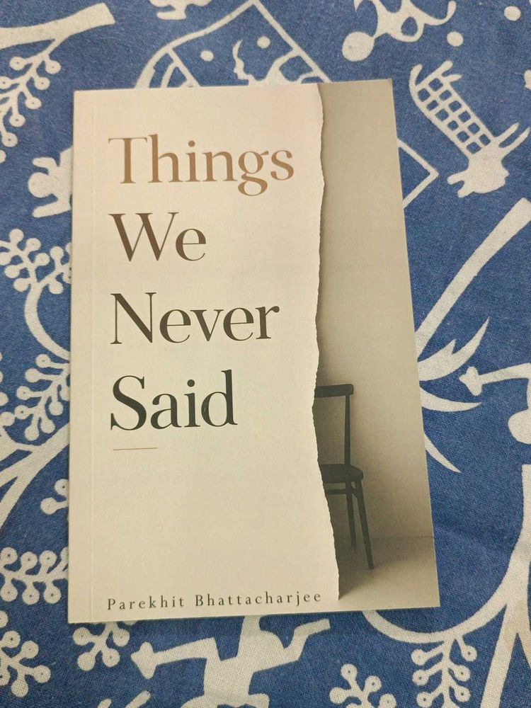 Things We Never Said - Book