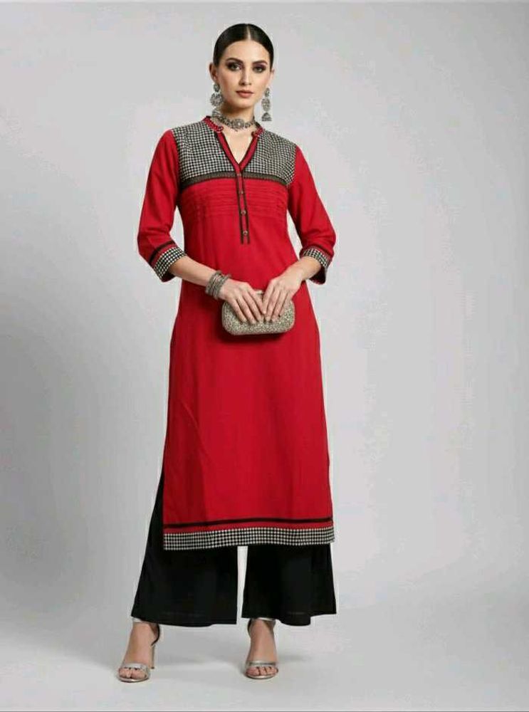 🎇Sale❤️New Elegant Red Kurta from Shree