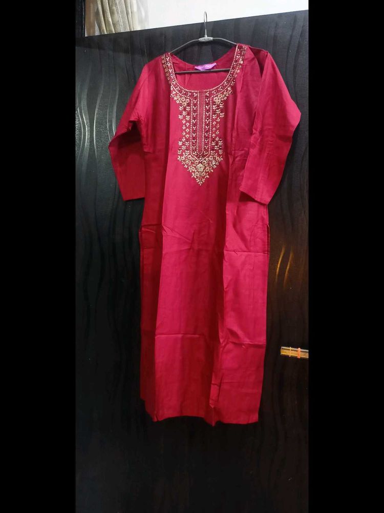 *SOLD*Embroidered Kurta