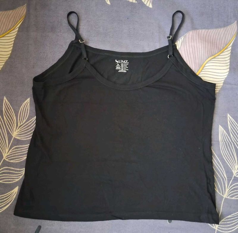 Black Spaghetti Strap Camisole Top