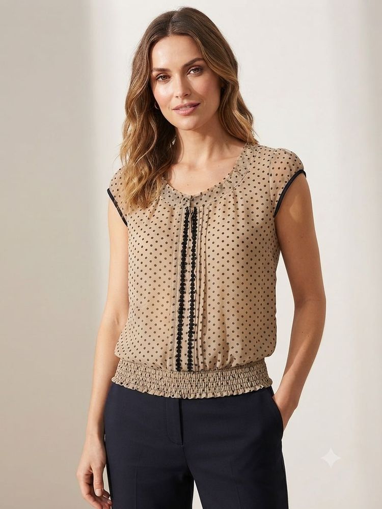Chic Polka Dot Top