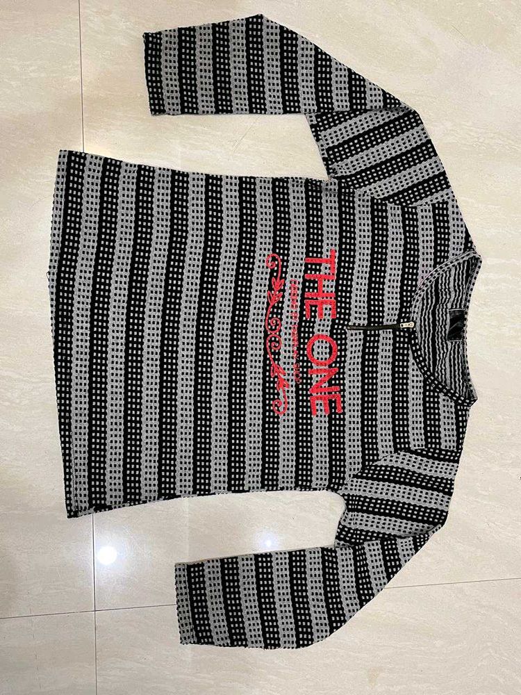 Striped Long Sleeve Top
