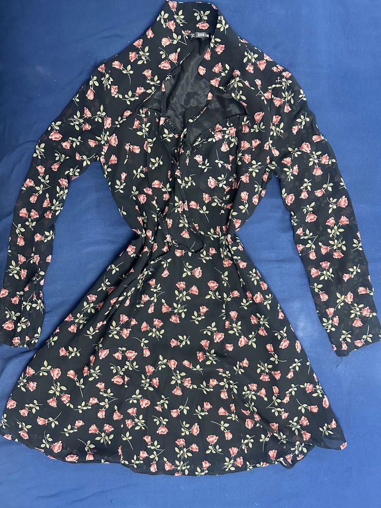 Floral Print Midi Dress