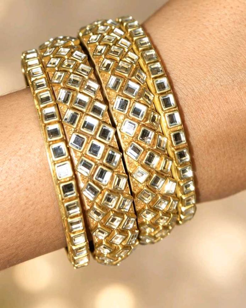 Exquisite Kundan Bangles